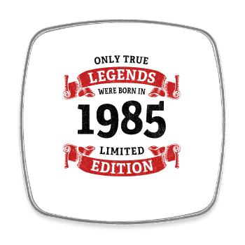 Real Legends Were Born In 1985 40th Birthday - Square fridge magnet - white - Front