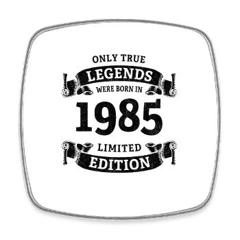 Real Legends Were Born In 1985 40th Birthday - Square fridge magnet - white - Front
