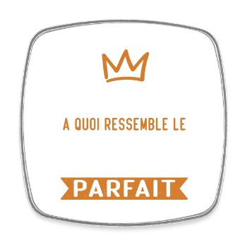 Voila à Quoi Ressemble Le Papa Parfait Cadeau - Magnet carré - blanc - Devant