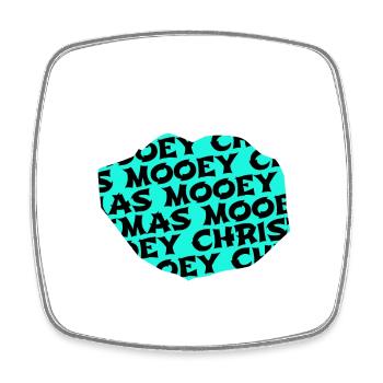 Cadeau cadeau devis bodybuilder Dino Bike Moon - Magnet carré - blanc - Devant