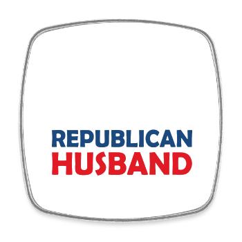 Divorce Your Republican Husband Divorcee Ex-Wife W - Square fridge magnet - white - Front