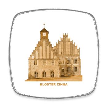 Zinna Monastery Jüterbog Teltow Brandenburg - Square fridge magnet - white - Front
