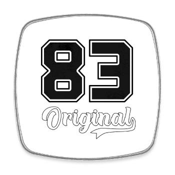 83 Original - 1983 - 40 ans Anniversaire - Magnet carré - blanc - Devant