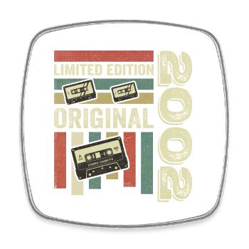 Millésime 2002 - citation d’anniversaire rétro 2002 - Magnet carré - blanc - Devant