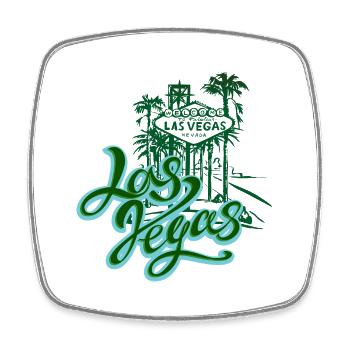 Las Vegas États-Unis Amérique Californie Patriot Travel - Magnet carré - blanc - Devant