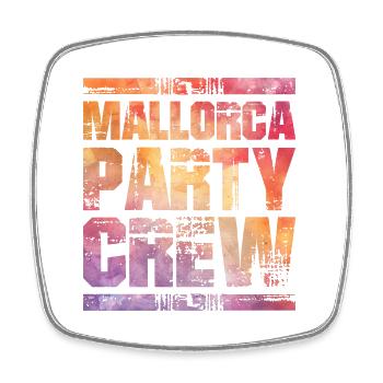 Mallorca Party Crew Coloré - Magnet carré - blanc - Devant