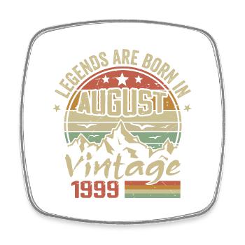 August 1999 Jubiläum 1999 - Legends August 1999 - Viereckiger Kühlschrankmagnet - Weiß - Vorne