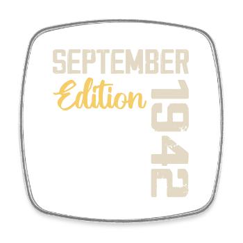 September 1942 - 82nd Anniversary September 1942 - Square fridge magnet - white - Front