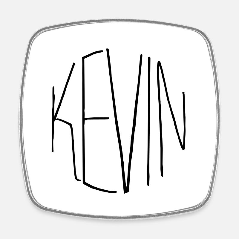 Kevin - Square fridge magnet - white