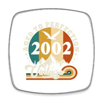 Jahrgang Geburtstag 2003 - Geburtstag 2025. - Viereckiger Kühlschrankmagnet - Weiß - Vorne
