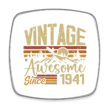 Vintage 1941 Rétro Cadeau D’anniversaire 1941 - Magnet carré - blanc - Devant
