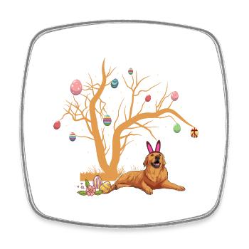 Labrador - Square fridge magnet - white - Front