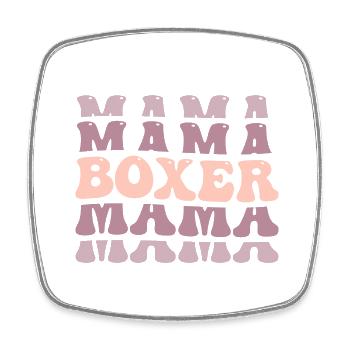 Boxer - Square fridge magnet - white - Front