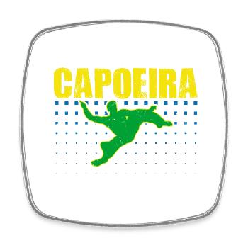 Capoeira - Square fridge magnet - white - Front