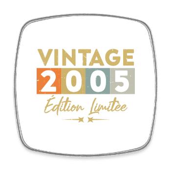 Vintage 2005 Édition Limitée - Magnet carré - blanc - Devant