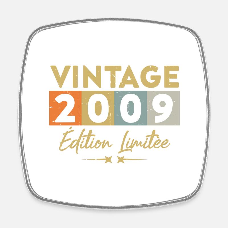 Vintage 2009 Édition Limitée - Magnet carré - blanc