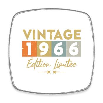 Vintage 1966 Édition Limitée - Magnet carré - blanc - Devant