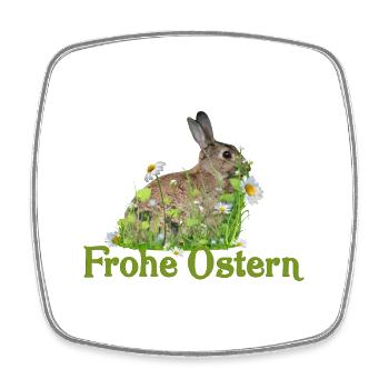 Happy Easter - Square fridge magnet - white - Front