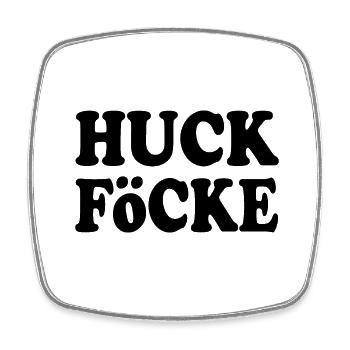 huck föcke - Viereckiger Kühlschrankmagnet - Weiß - Vorne