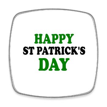 happy st patrick's day - Magnet carré - blanc - Devant