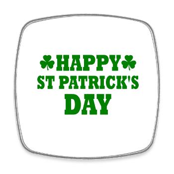 happy st patricks day - Magnet carré - blanc - Devant