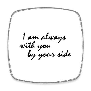 Love - Square fridge magnet - white - Front