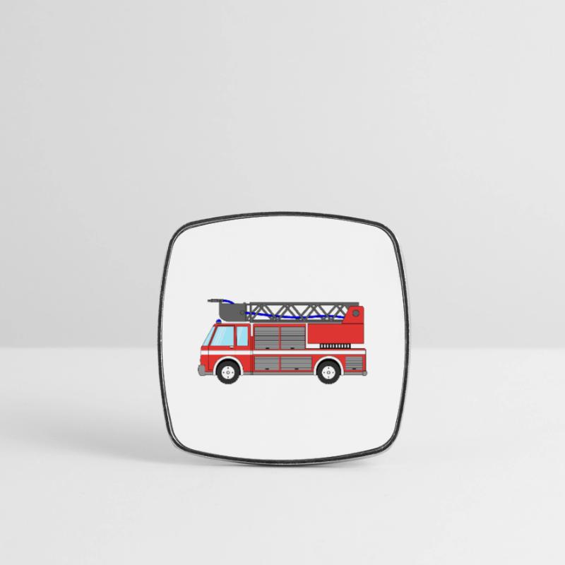 Fire engine Fire engine Square fridge magnet