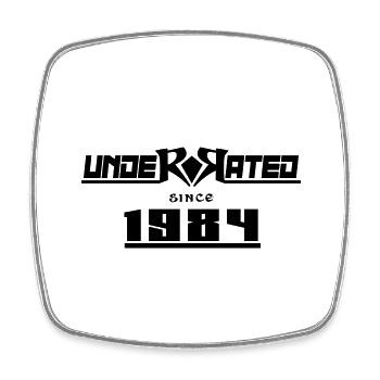1984 anniversaire 38ans édition limitée sous-estimée - Magnet carré - blanc - Devant
