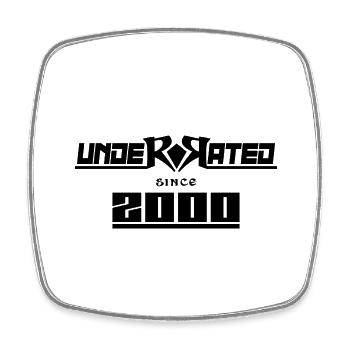 2000 birthday 22 years 22nd anniversary underrated - Square fridge magnet - white - Front
