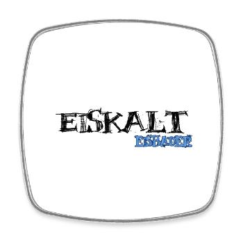 eisbader eiskalt eisbaden kryotherapie kneipp - Viereckiger Kühlschrankmagnet - Weiß - Vorne
