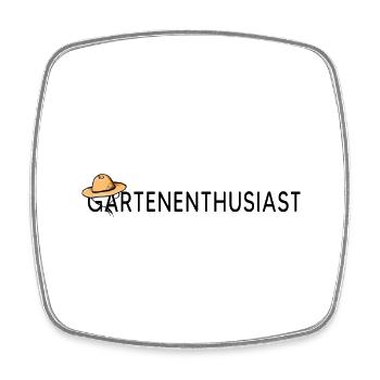 garten kleingarten gärtner erntezeit gartenarbeit - Viereckiger Kühlschrankmagnet - Weiß - Vorne