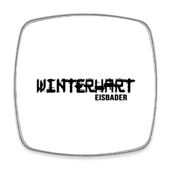 Eisbader winterschwimmen winterhart Eisschwimmen - Viereckiger Kühlschrankmagnet - Weiß - Vorne