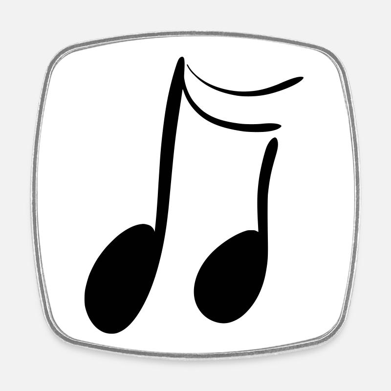 note - Magnet carré - blanc