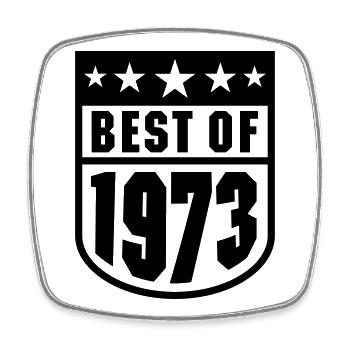 Best of 1973 - Square fridge magnet - white - Front