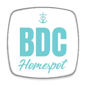 BDC - Brafougne de Camargue - Kite Homespot - Viereckiger Kühlschrankmagnet - Weiß - Vorne