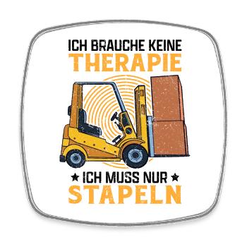 Fachlagerist Therapie Lagerverwalter Lagerist - Viereckiger Kühlschrankmagnet - Weiß - Vorne