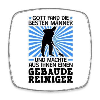 Die besten werden Gebäudereiniger Fensterputzer - Viereckiger Kühlschrankmagnet - Weiß - Vorne