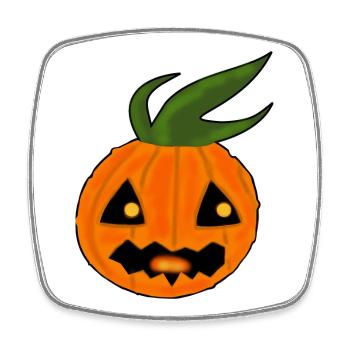 Halloween Costume Halloween Party Gift - Square fridge magnet - white - Front