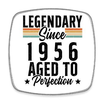 Legendary since 1956 - Square fridge magnet - white - Front