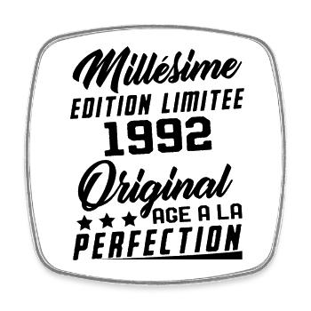 Millésime 1992 Original Cadeau D'anniversaire - Magnet carré - blanc - Devant