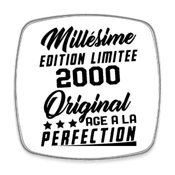 Millésime 2000 Original Cadeau D'anniversaire - Magnet carré - blanc - Devant