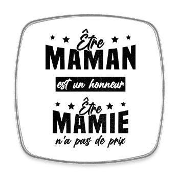 Grand-mère - Être Mamie n'a pas de Prix - Magnet carré - blanc - Devant