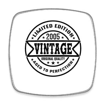 2005 Vintage Original 2005 Cadeau D'anniversaire - Magnet carré - blanc - Devant