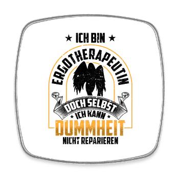 Ergotherapeutin nicht reparieren Ergotherapie - Viereckiger Kühlschrankmagnet - Weiß - Vorne