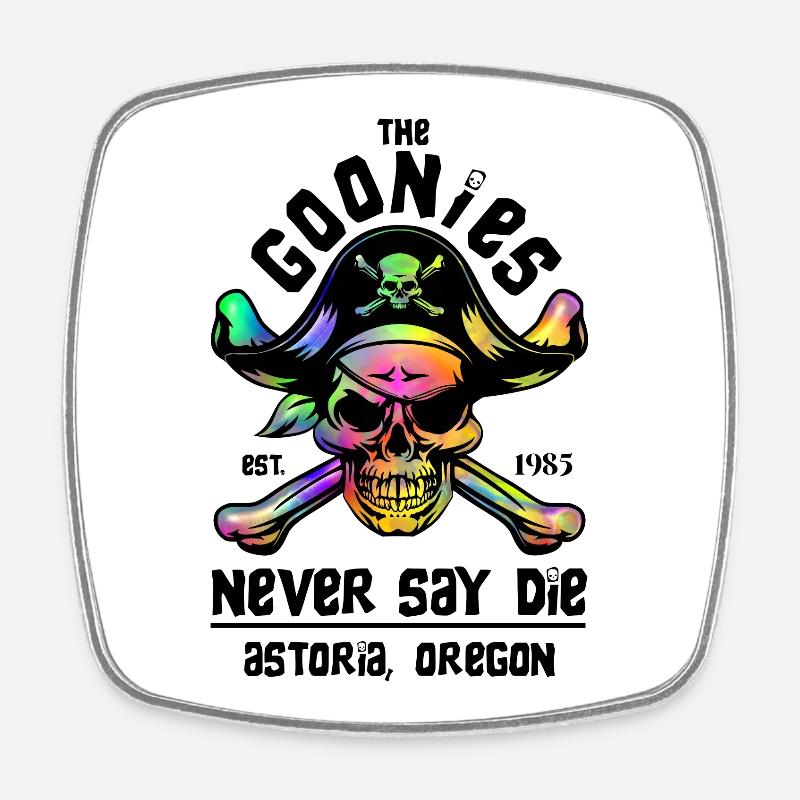 THE GOONIES 5 - Magnet carré - blanc