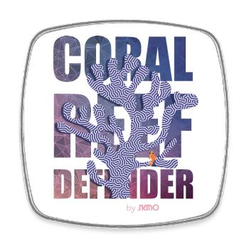 Coral Defender Crew von . NEMO - Viereckiger Kühlschrankmagnet - Weiß - Vorne