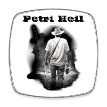 St. Peter's salvation - Square fridge magnet - white - Front