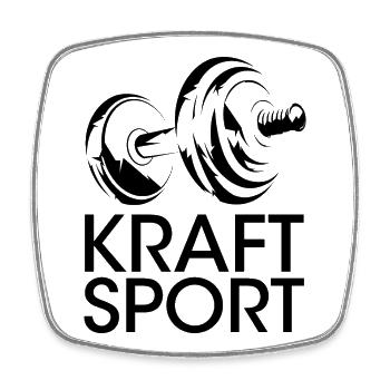 fitness kraftsport Training Hanteln Symbol gym - Viereckiger Kühlschrankmagnet - Weiß - Vorne