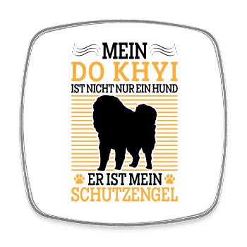Habe einen Do Khyi Tibetanische Dogge - Viereckiger Kühlschrankmagnet - Weiß - Vorne