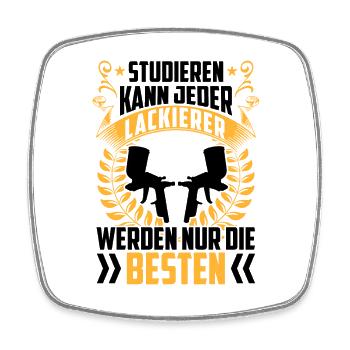 Vehicle Painters The Best Become Car Painters - Square fridge magnet - white - Front
